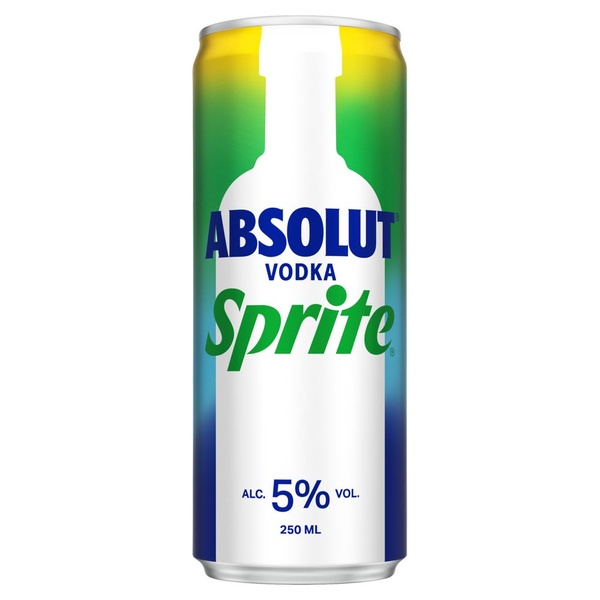 ABSOLUT vodka sprite 250 ML