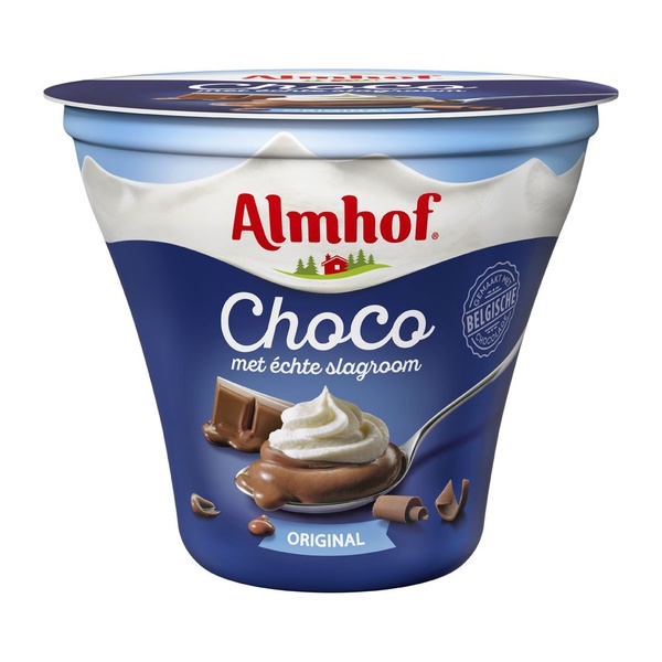 ALMHOF choco met slagroom original 180 GR