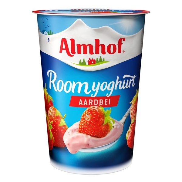 ALMHOF roomyogh. aardbei 500 GR
