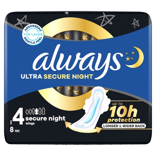 ALWAYS maandverband ultra secure 8 ST