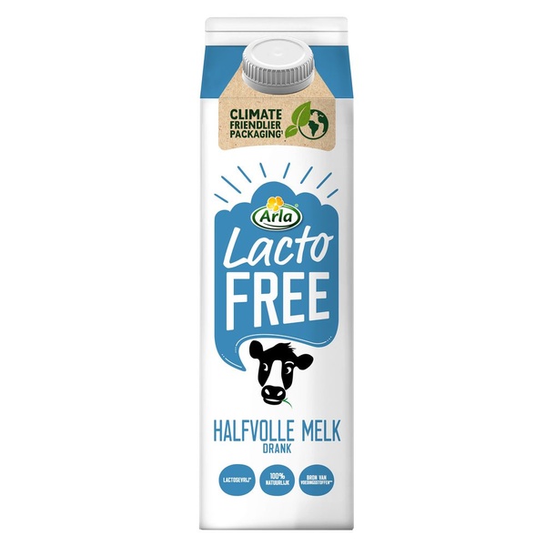 ARLA lactosevrije halfvolle melk 1 LT