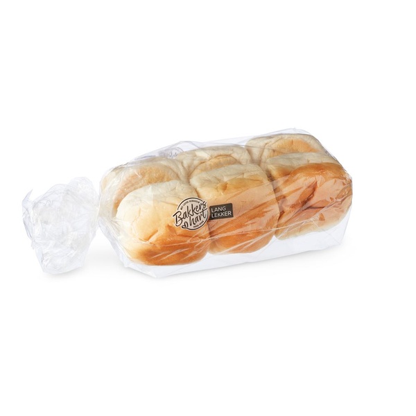 BAKKERSH witte bollen 6st LL 300 GR