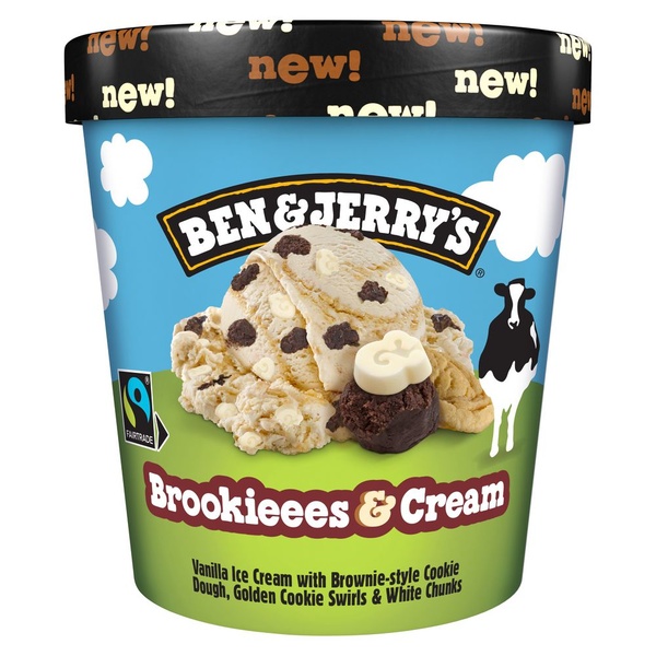 BEN&JER brookies & cream 465 ML