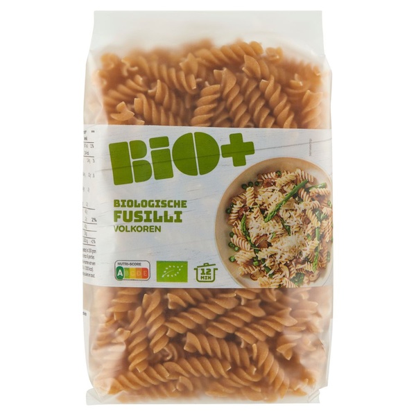 BIO fusilli volkoren bio 500 GR