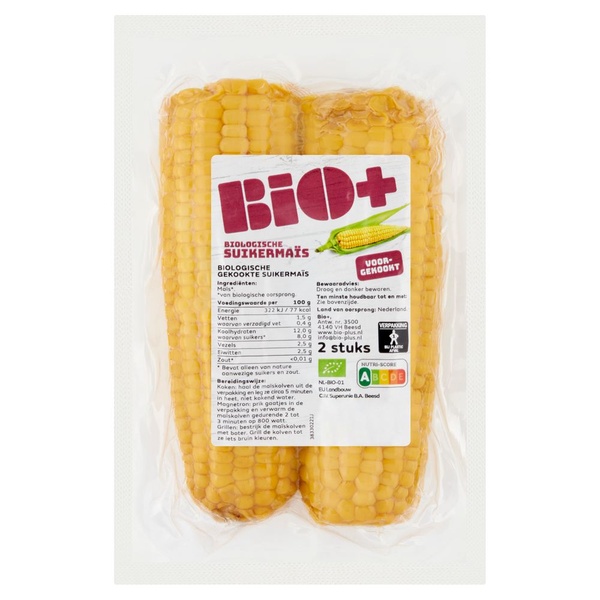 BIO mais gekookt bio 400 GR