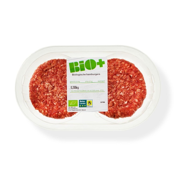 BIO bio runder hamburger 2st 200 GR