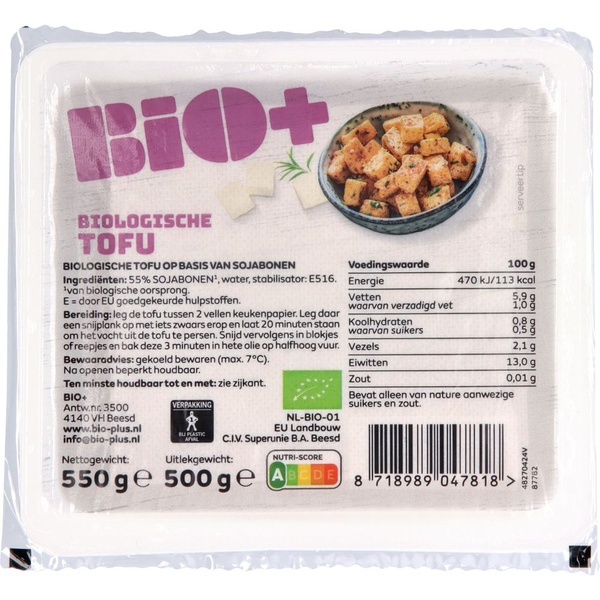 BIO bio tofu 550 GR