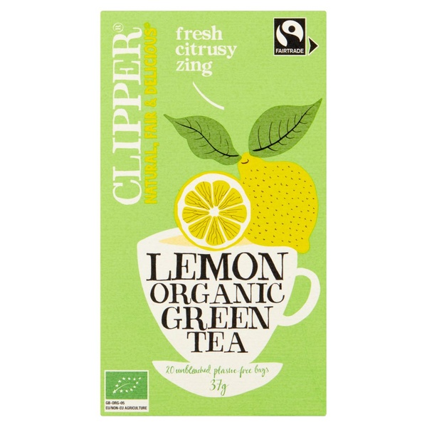 CLIPPER groene thee    lemon bio 20 ST