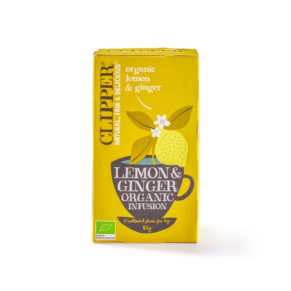 CLIPPER lemon ginger thee bio 20 ST