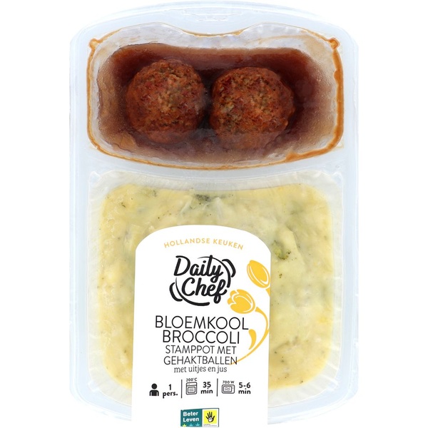 DAILYCH bloemkool broccolistamppot 500 GR