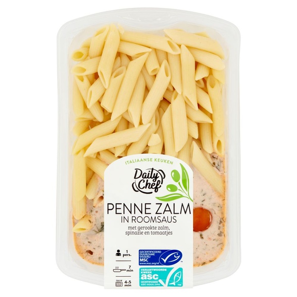 DAILYCH pasta penne zalm 450 GR