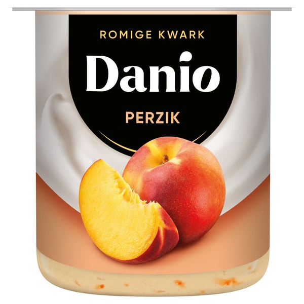 DANIO romige kwark perzik 450 GR