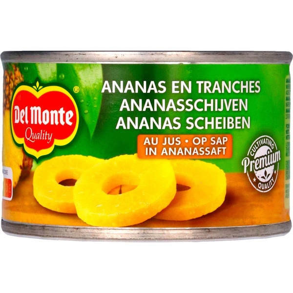DELMON ananasschijfjes 220 GR
