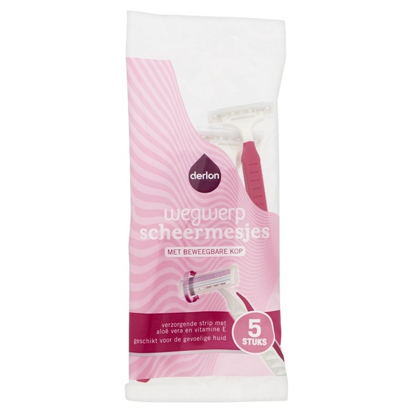 DERLON wegwerpscheer  mesjes dames 5 ST