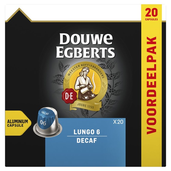 D.E. capsules lungo decaf 20 ST