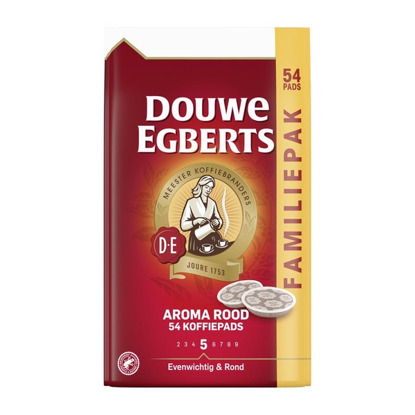D.E. aroma rood pads. 54 ST