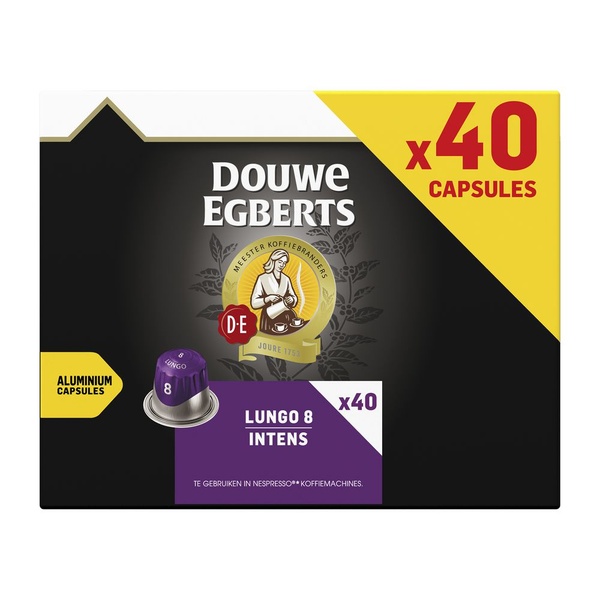 D.E. capsules lungo intense 40 ST