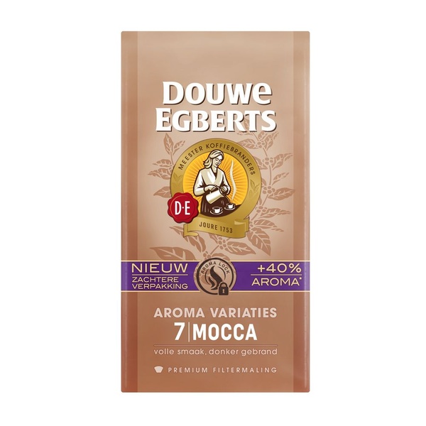 D.E. prm aroma snelf mocca 250 GR