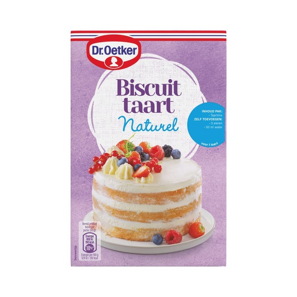 OETKER biscuitmix basis taart 330 GR