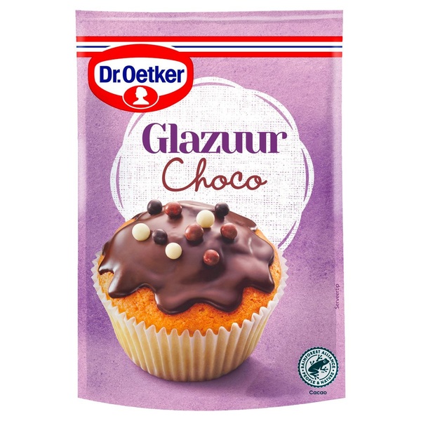 OETKER chocolade  glazuur 100 GR