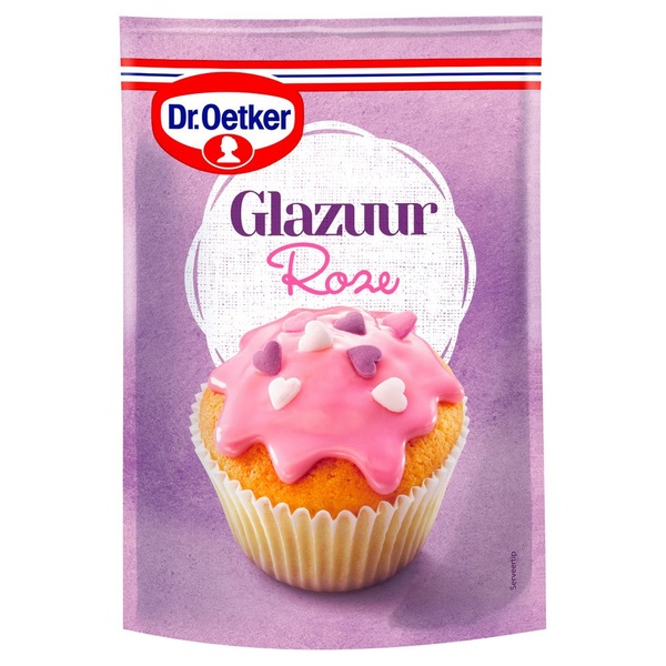 OETKER roze glazuur 125 GR