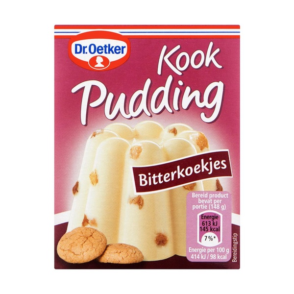 OETKER kookpudding    bitterkoekjes 92 GR