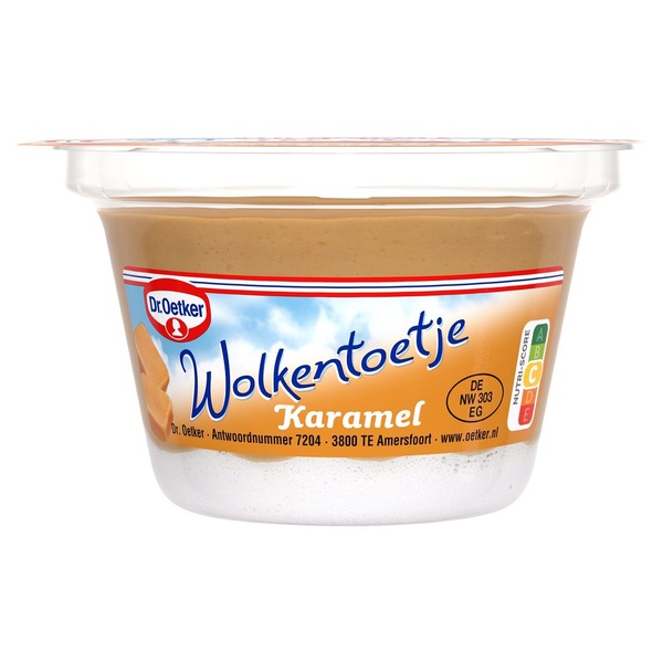OETKER wolkentoetje caramel 125 GR