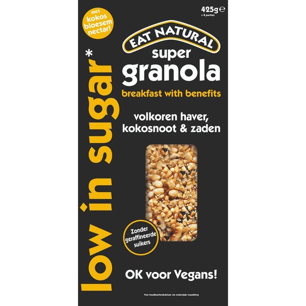 EAT NAT granola low sugar 425 GR