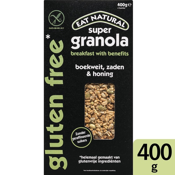 EAT NAT super granola boekweit 400 GR