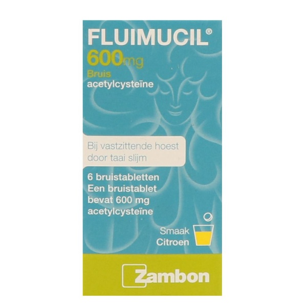 FLUIMUCI AV bruistablet 600mg 6 ST
