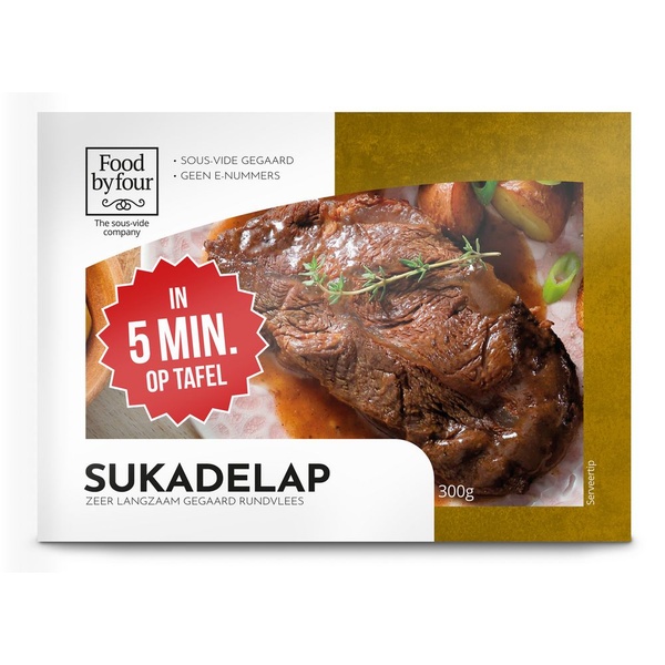 FOODBYFO sukadelapje 300 GR