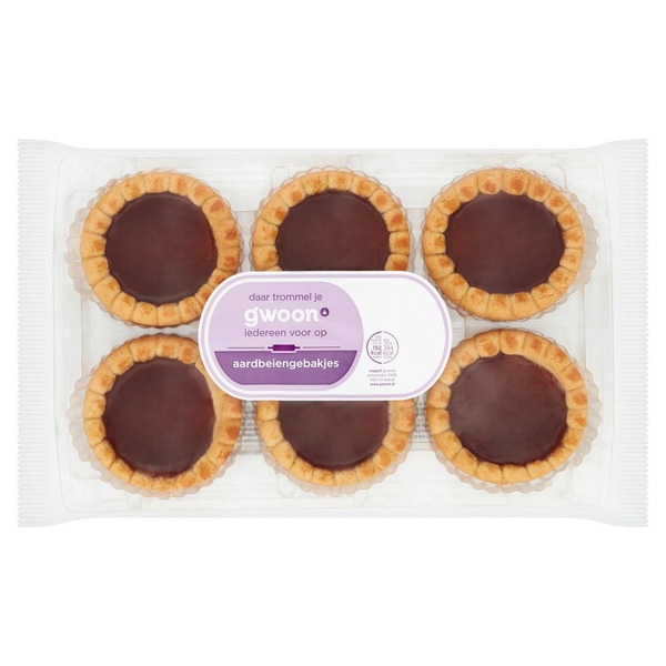 G'WOON aardbeiengebak 300 GR