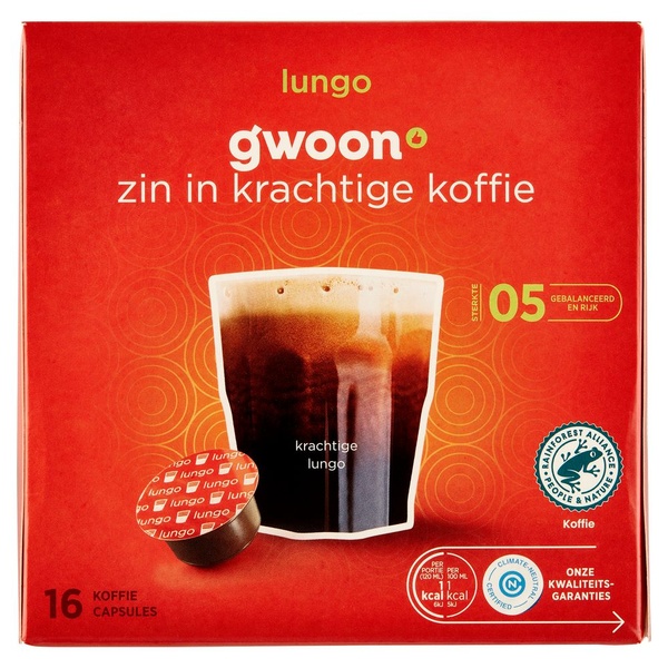 G'WOON lungo capsules 16 ST