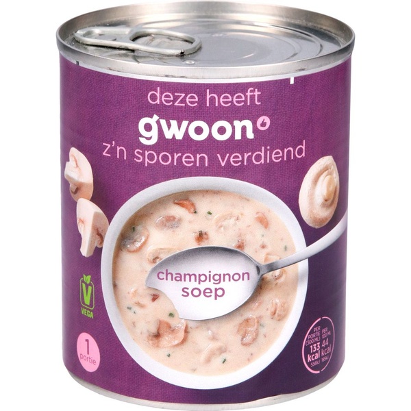 G'WOON champignonsoep 300 ML