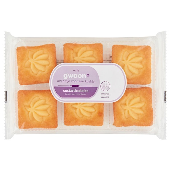 G'WOON rb custard cakejes 240 GR