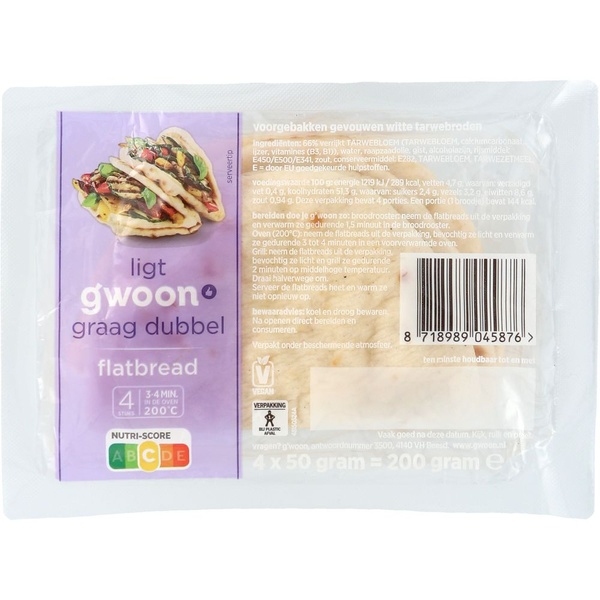G'WOON flatbread 200 GR