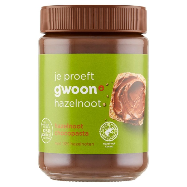 G'WOON hazelnootpasta 400 GR