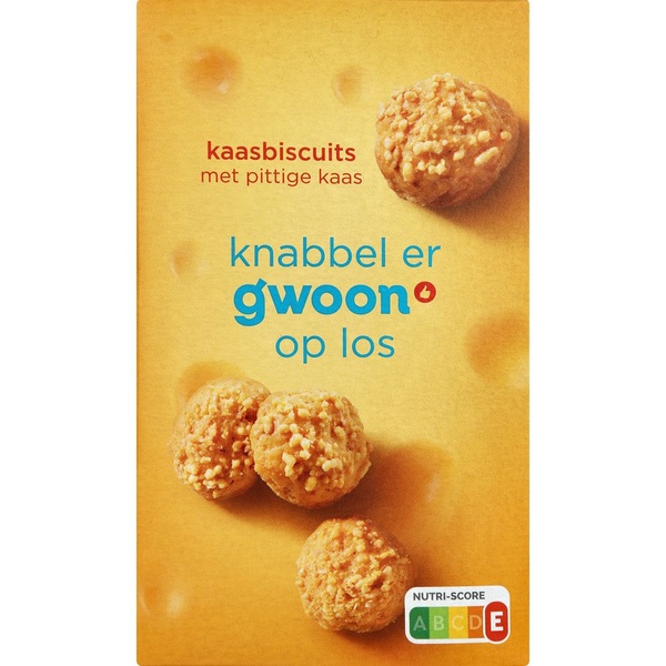G'WOON kaasbiscuits 100 GR