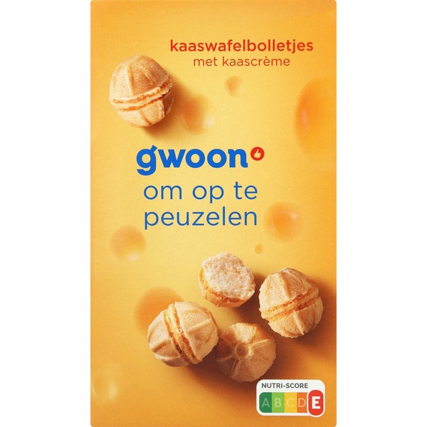 G'WOON kaaswafel bolletjes 100 GR