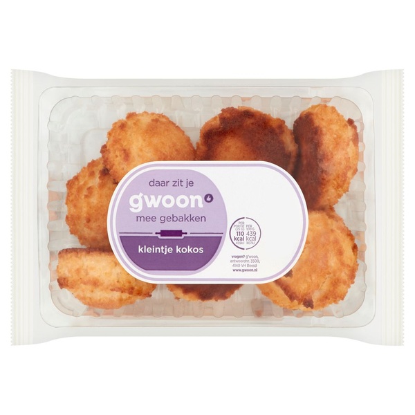 G'WOON kleintje kokos 200 GR