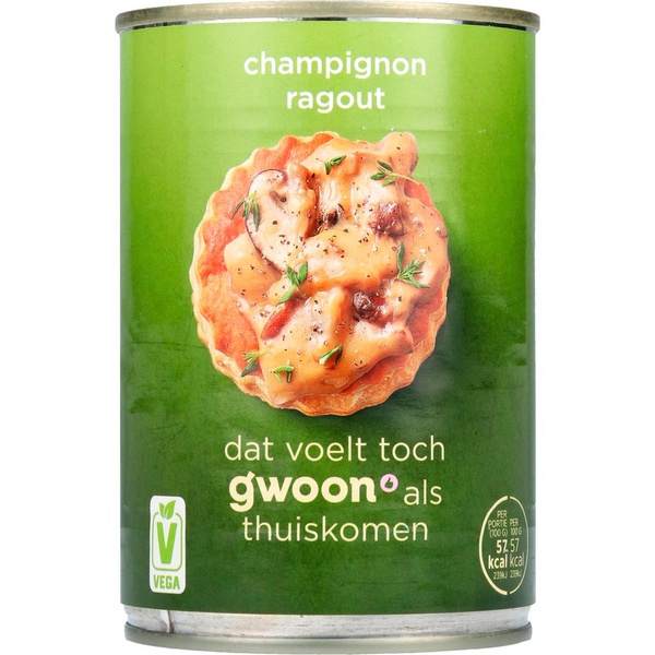 G'WOON ragout champignon 400 GR