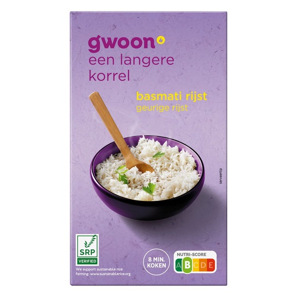 G'WOON basmati rijst 400 GR