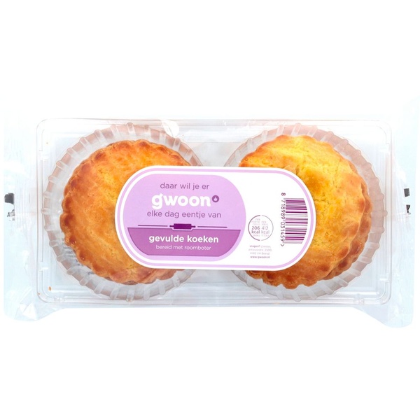 G'WOON rb gevulde koeken 400 GR