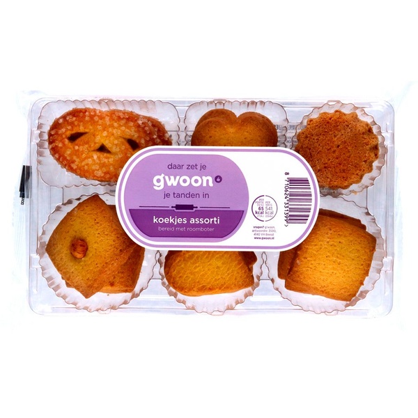 G'WOON rb koekjes assorti 200 GR