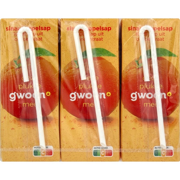 G'WOON sinaasappelsap 6x200 ml 1.2 LT