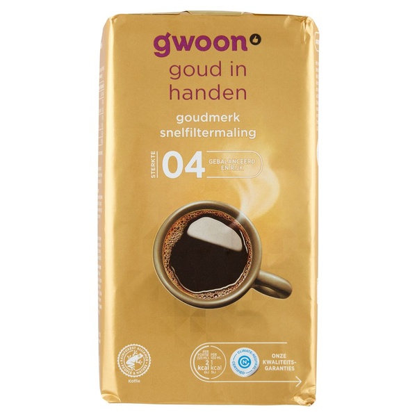 G'WOON goud snelfilter 250 GR