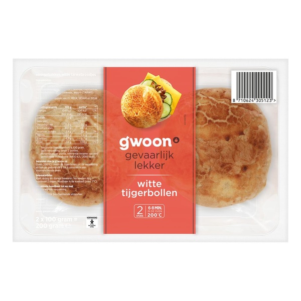 G'WOON tijgerbollen 200 GR