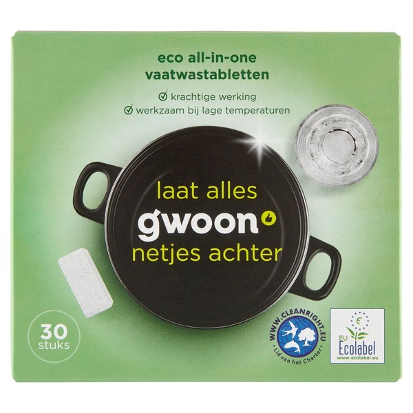 G'WOON eco all in one vaatwas 30 ST