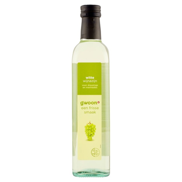 G'WOON witte wijnazijn 500 ML