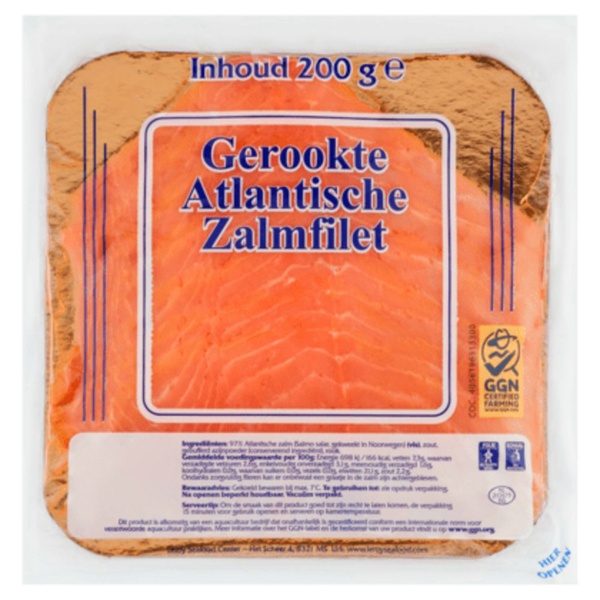 NEUTR. ger. Atlantisch zalmfilet 200 GR